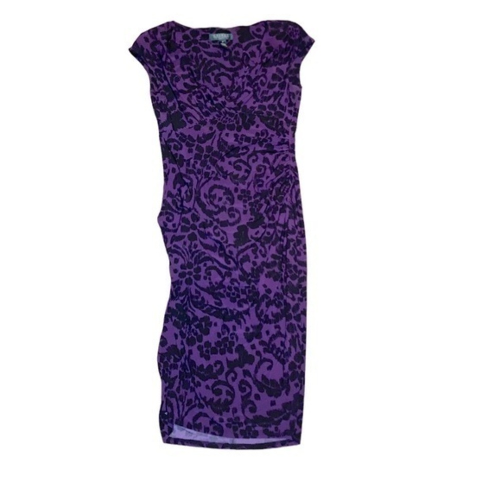 Ralph Lauren purple jersey dress size 2
